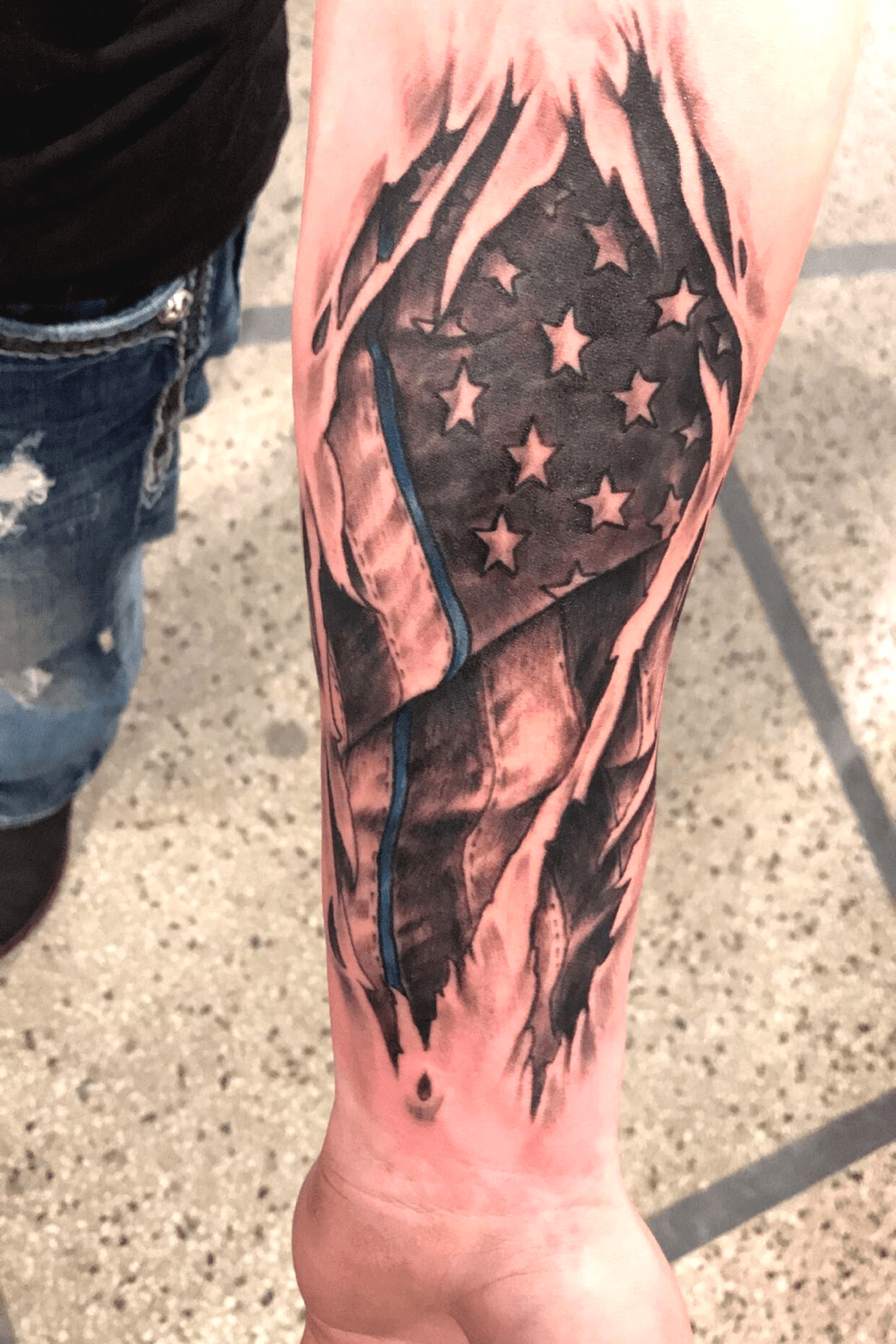 101 Amazing Thin Blue Line Tattoo Ideas That Will Blow Your Mind  Outsons