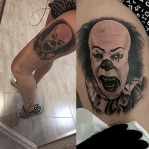 #tattoo #StephenKing #It #Pennywise #clown 