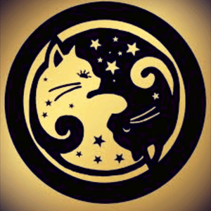 Adorable yin yang cat tattoo design, my next tattoo #cat #cattattoo #yinyang #spiritual #hippie #blackandwhite #kitties 