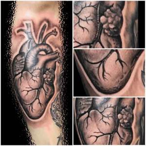 #anatomicalheart #blackandgrey #fkirons #realism #detail #jlynntattoos317