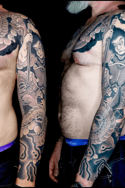 #japanesetattoo #irezumi #horimono #tattoos #tattoouk #tattoolondon #lucaortis #tattoodo #LucaOrtisProgress #tattoooftheday
