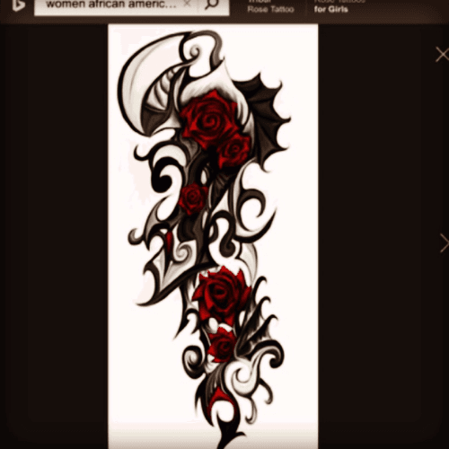 This is a tribal rose tattoo that i would like to get starting on the back of my right shoulder and spiral it down to a half sleeve!  Done by one of my faves #megandreamtattoo...  pic credit: The Internet