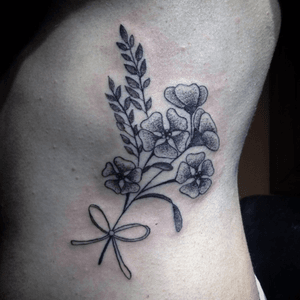 Tattoo done at Zero21tattoo shop. #tattoo #tattoodo #flower #dotworktattoo 