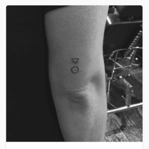 Earth / Universe Another minimalistic tattoo #earth #universe #minimalistic #tattoo