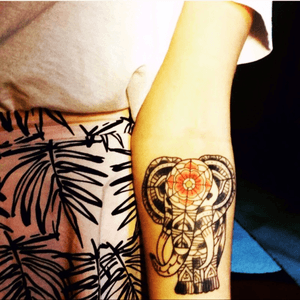 #elefant#onelove#tattoo#italy#TattooGirl#mandalatattoo#tattooelefant#elefante#sleevetattoo#handtattoo