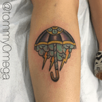 Super fun umbrella tattoo i got to do a few days ago!! Thanks for lookin :) #tattoo #tattoos #neotraditional #neotrad #umbrella #umbrellatattoo #waverlycolorco #eternalink #colortattoo #socal #losangeles #pasadena #oldtownpasadena #fun 