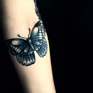 Healing butterfly #butterfly #tattoo #blackandgrey 