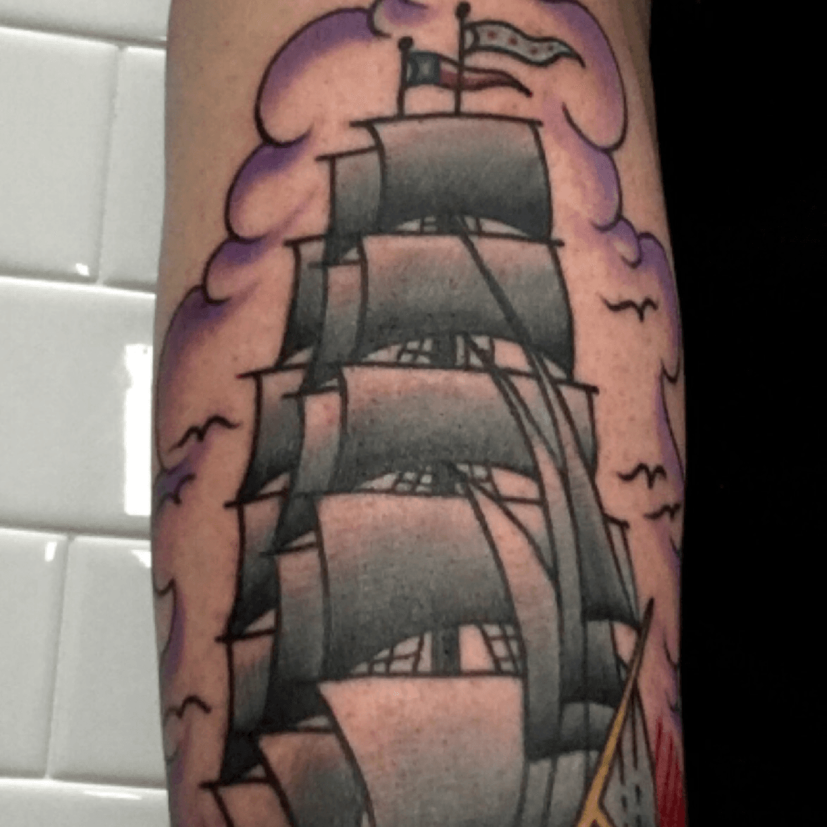 ship in Neo Traditional Tattoos  Search in 13M Tattoos Now  Tattoodo