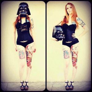  #darkside #girl #starwars #tattoo #TattooGirl #sexy #sexytattoo #sexytattoogirl 