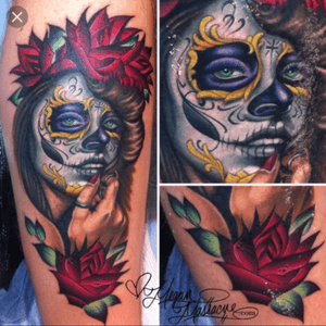 #megandreamtattoo i would love to get #meganmassacre day of the dead #sugarskull #PrincessLeia if I won this contest. 