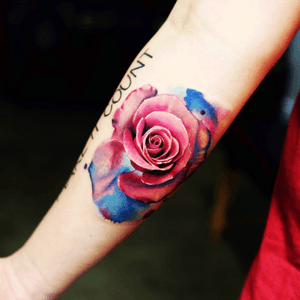Beautiful #rose #flower #watercolor 