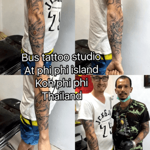#Samurai #tattooart #tattooartist #Bambootattoo #traditional #tattooshop #at #Bustattoostudio #phiphiisland #thailand🇹🇭#tattoodo #tattooink #tattoo #phiphi #kohphiphi #thaibambooartis  #thailandtattoo Artist by Bus Situated in the near koh phi phi police station , Bus tattoo is a small studio run by Mr.Bus, an experienced and talented tattooist who can perform his art both with bamboo stick and with electric tattoo gun.
