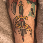Tattoo by Kier Indie at Woodwork Tattoo and Gallery in Poulsbo,WA #traditional #pizzaslice #pizzatattoo #pizza 