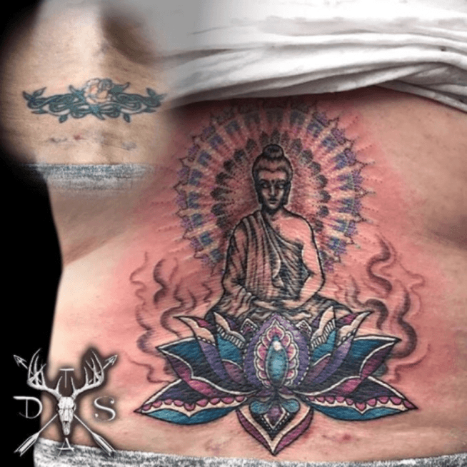 lower back tattoo cover up