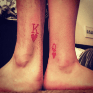 Couple tattoo with the Fiancé