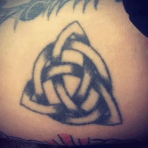 first one i got on my arm. another A-1 tattoo walk in... #trinityknot #a1Tattoo #tattooaddict #mindbodysoul #fathersonandtheholyspirit 