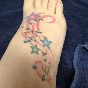 Love my foot tat!! It hurt but love it!!😍