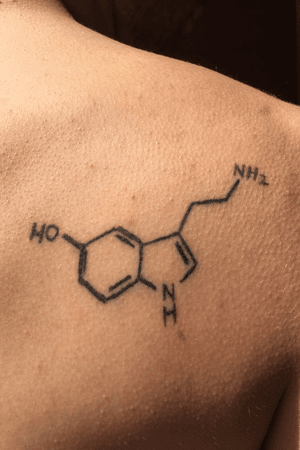 Serotonin tattoo