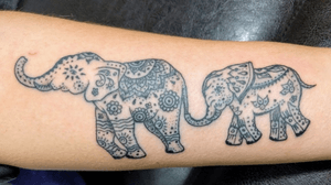 #elephant #elephanttattoo #tattoartist 