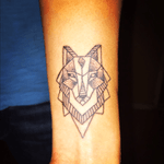 Wolf #geometric #dotwork #wolf 
