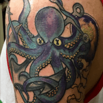 Octopus Tattoo, Seattle, WA, Artful Dodger #octopustattoo #octopus #seattle #artfuldodger