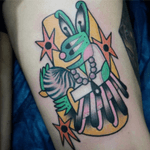 #rabbit in #color by #tattooartist #tattooistsom @tattooist_som #gemtattoostudio 