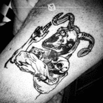 4º Baphomet (self-tattooed) #tattoo #selfmade #selftattoo #baphomet #satanic #blasphemy #bylazlodasilva (art by joeytheberzerker)