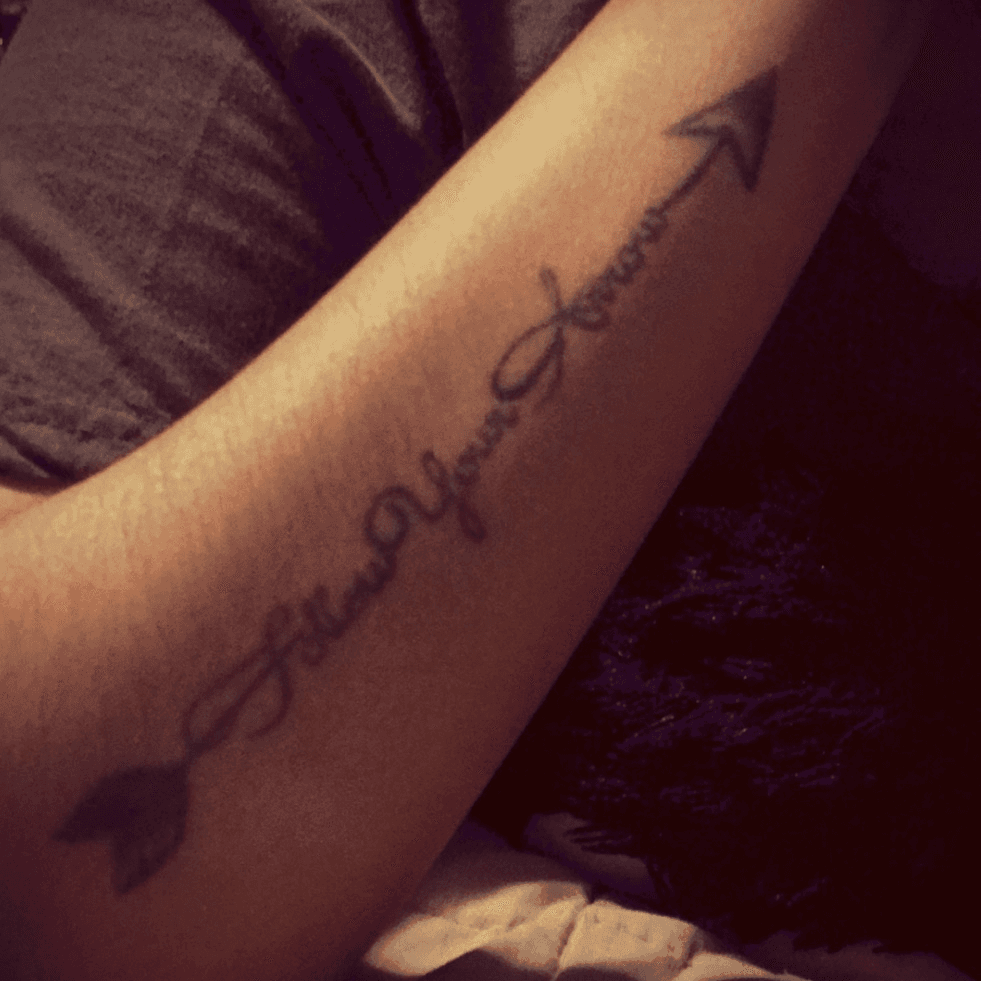 Tattoo uploaded by Alijah Renee Gonzalez  Follow your arrow   Tattoodo
