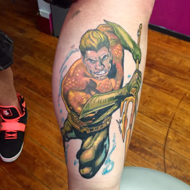 Buy Comic Book Tattoo Aquaman Online in India  Etsy