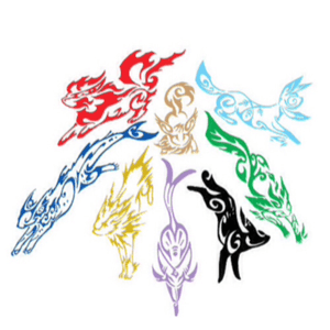 Eeveelutions tattoo design #tribal #pokemon 