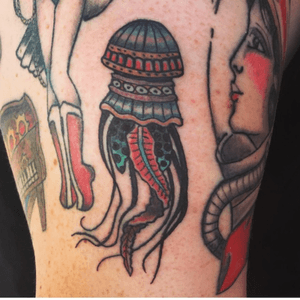 #eastside #eastsidetattoo #ink #tattoo #tattooartist #inked #traditionaltattoo #trad #jellyfish #jellyfishtattoo #guyswithtattoos #guyswithink