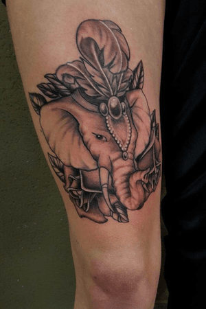 Done by Lex van der Burg - Resident Artist.                   #tat #tatt #tattoo #tattoos #amazingtattoo #ink #inked #inkedup #amazingink #elephant #elephanttattoo #elephantattoo #rose #roses #blackandgrey #blackandgreytattoo #legtattoo #legpiece #tattoolovers #inklovers #artlovers #art #culemborg #netherlands