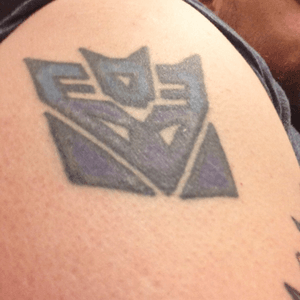 Decepticon logo and my first tattoo.