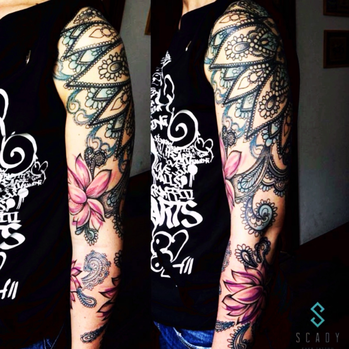 xxiixmmvx  Paisley tattoos Half sleeve tattoos designs Half sleeve  tattoo