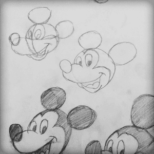 My #MickeyMouse  Sketch
