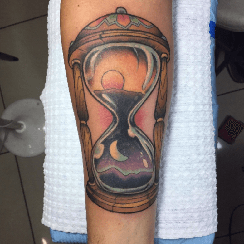 Stained Glass Tattoo by Craig Foster