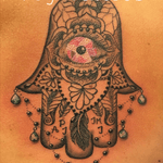 Tattoo de mano de fátima 💎 Ary Tattoos