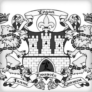This is my next project. A full back piece representing my family. This is my family crest