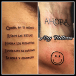Tattoos lettering ✍🏼 Ary Tattoos