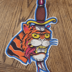 #tattooflash #tiger 