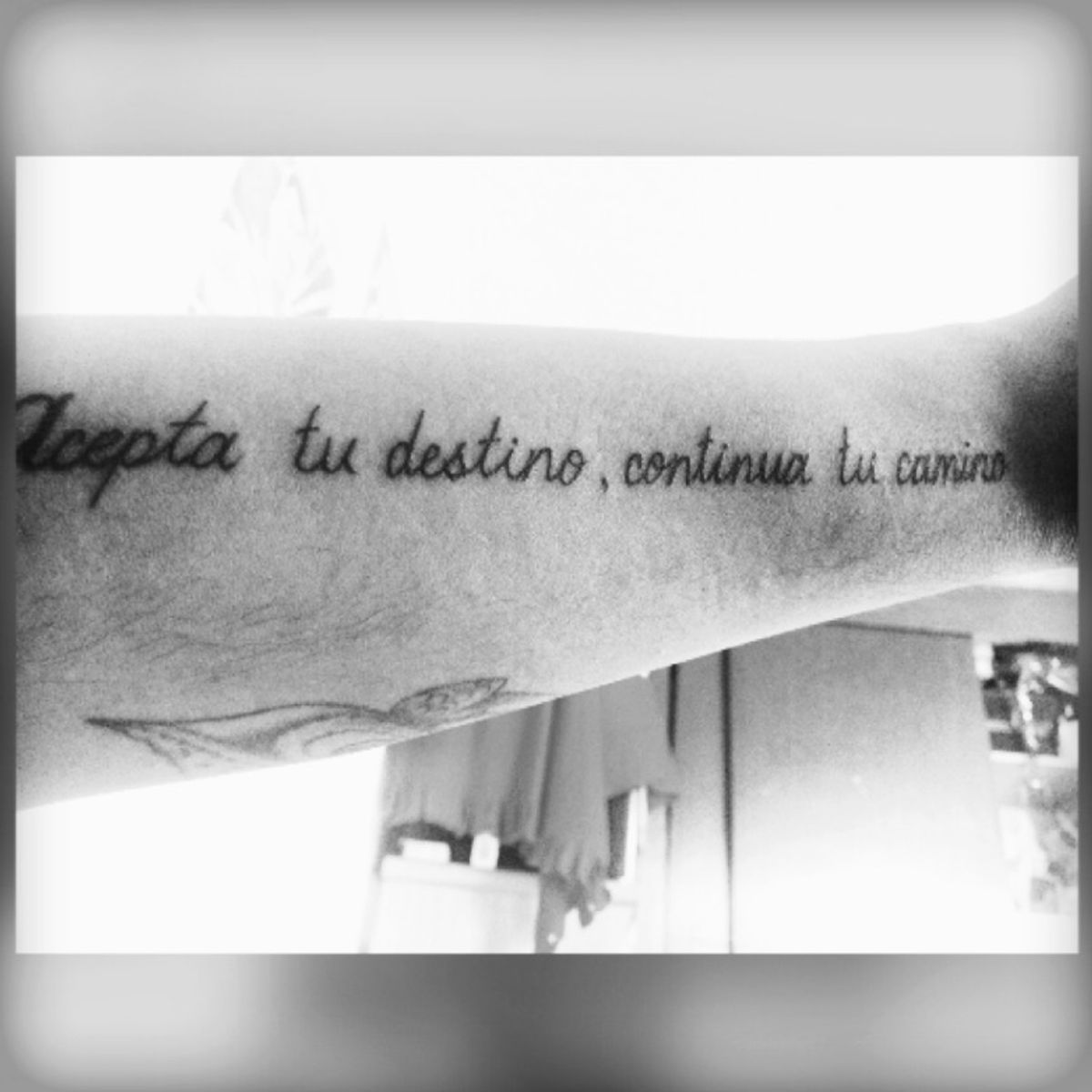 Tattoo uploaded by Christian • Acepta tu destino continua tu destino 😌 ...