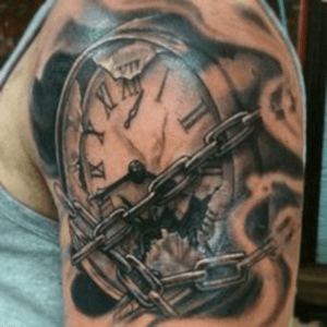 This will be above the reaper and charon blow my current back piece. There will be no chains and the time will be 3 mins before midnight. My own dooms day clock. 