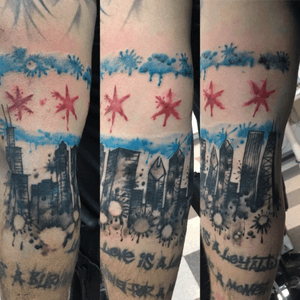 Ink splatter chicago @inknum #tattoos #tattoo 