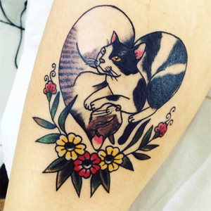 My two beloved cats , made by Jessica Oliveira, at São Paulo, Brasil 