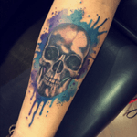 #mytattoo #skull2016 insta- @dame_des_chats ❤️❤️ melhor tatuadora 