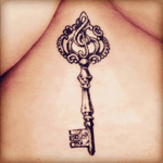 Key tattoo #key #sternum #music 