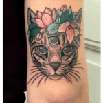 Three eyed cat tattoo #cat