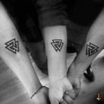 No.66 Three bros :: three triangles #tattoo #triangles #brotherhood #brothers #bylazlodasilva