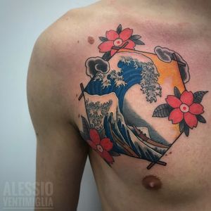 ⚡️Hokusai Kite⚡️ #delightneedles @delight_tattoo_needles #frontedelporto #instagood #arm #black #great #horimono #instagood #inkedmag #inked #irezumi #irezumicollective #tattoo #tattoolife #traditionaltattoo #tattoodo #japan #japanese #hokusai #greatwaves #waves #japantattoo #koi #peonies #newtattoo #picoftheday #instadaily #reclaimthedots #iltatuaggio #Tattoodo #TattoodoApp 