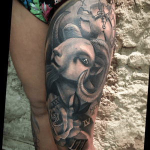 Done by Nick Uittenbogaard - Resident Artist.               #tat #tatt #tattoo #tattoos #amazingTattoo #ink #inked #inkedup #amazingink #cover #coverup #CoverUpTattoos #blackandgreytattoo #blackandgreyrealism #animal #legtattoo #legpiece #tattoolovers #inklovers #art #culemborg #netherlands